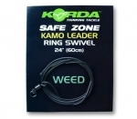 Korda Kamo Leader Ring Swivel  Weed  ( safe zone )